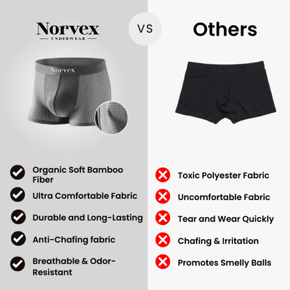 Kit 3 Boxers Bamboo Fibre 1.0 | Norvex