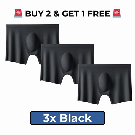 Kit 3 PACK ULTRA-THIN SEAMLESS BOXER SHORTS