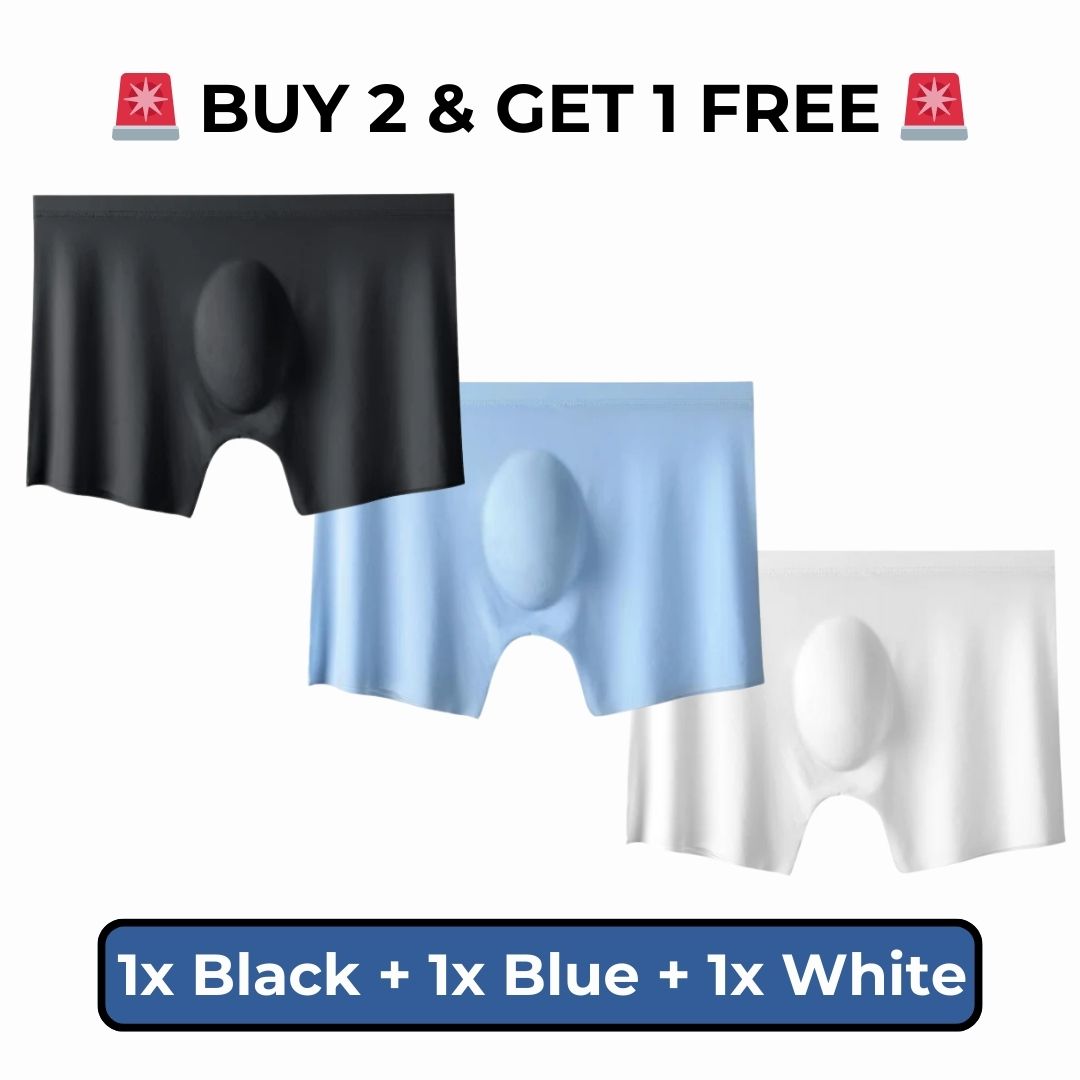 Kit 3 PACK ULTRA-THIN SEAMLESS BOXER SHORTS